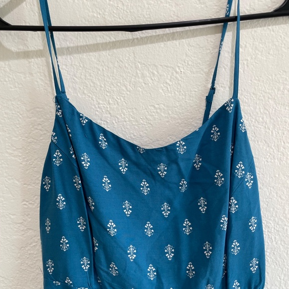 Old Navy Blue Summer Dress Small Petite - Picture 4 of 4